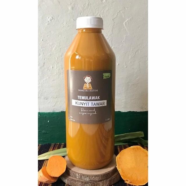 

Terlaris Kunyit /Temulawak/Kunyit Mix Temu Tawar/Polos Obat Sakit Lambung 1 L