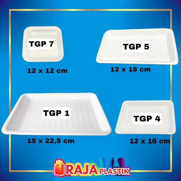 Gabus Piring Buah, Sayur / Gabus Tray Buah, Sayur /styrofoam tray buah
