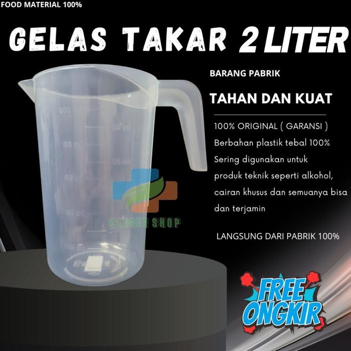 Gelas Takar 2 Liter / Gelas Ukur