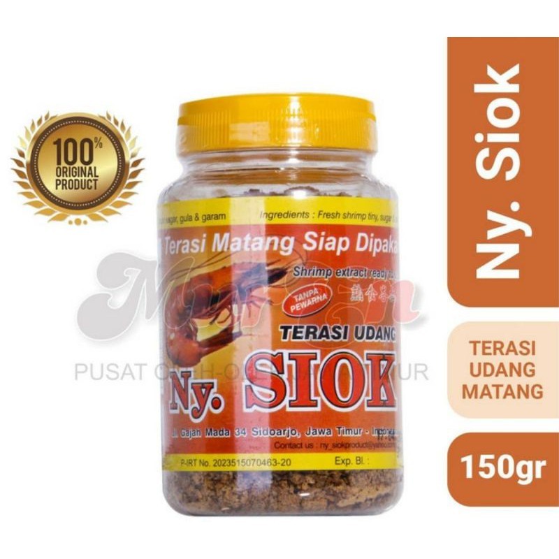 

Terasi Udang Trasi Udang Ny Siok Matang 150gr