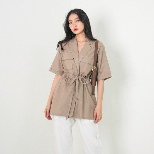 Pola Mewah [Tavia] Keshi Blouse / Atasan Wanita / Outer Wanita