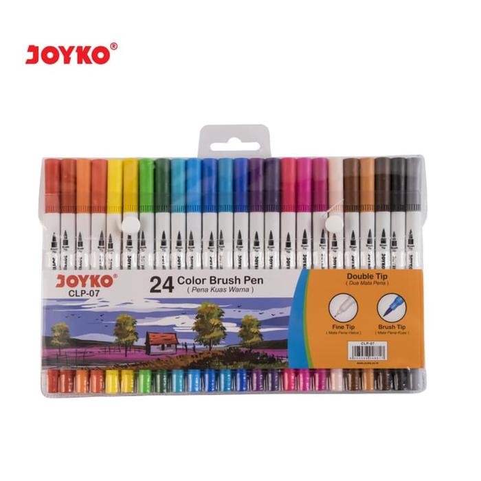 

Uta - Color Brush Pen Pena Kuas Warna Joyko Clp-07 24 Warna Color