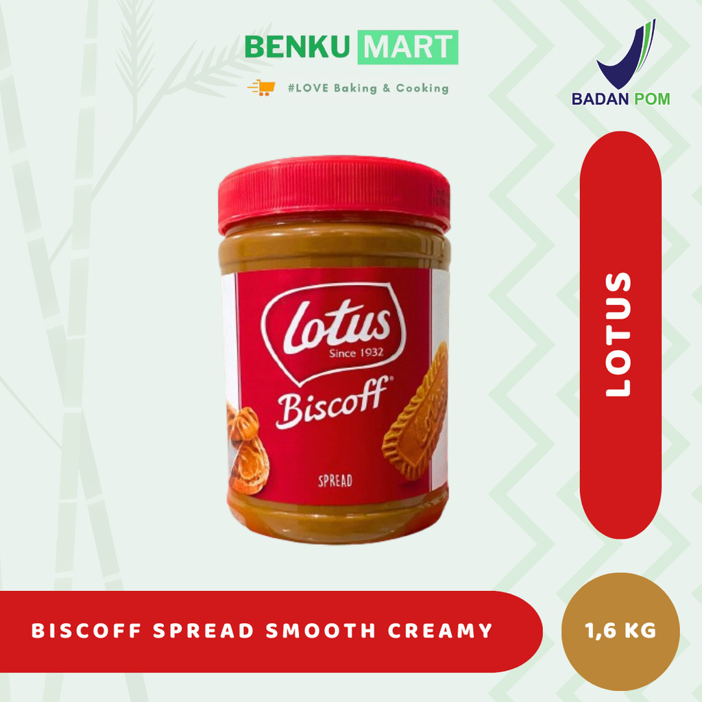 

Biscoff lotus Spread smooth/original 1.6 kg Selai Lotus Biscoff 1,6 kg