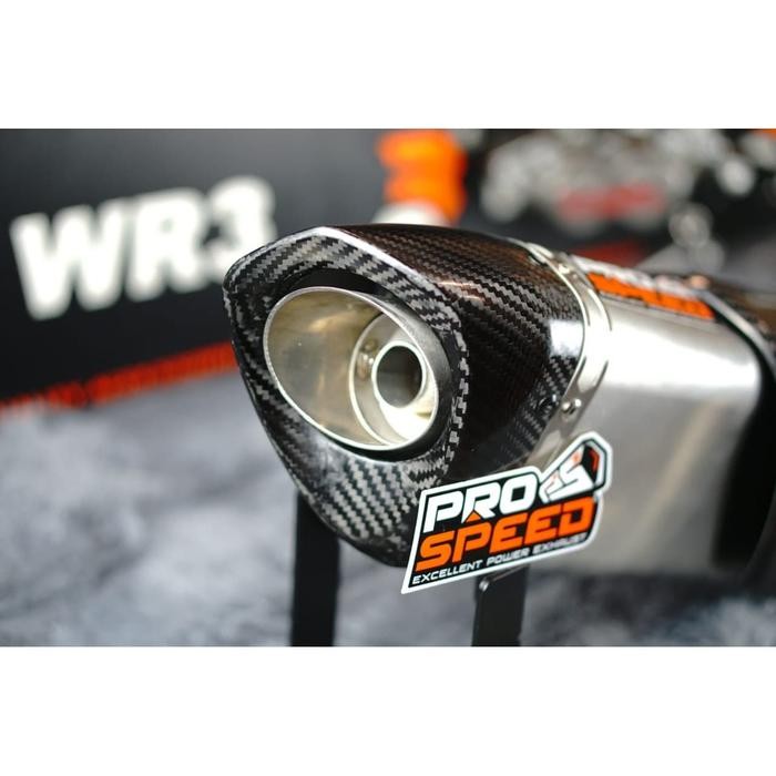 Knalpot Prospeed Viper Series ZX25R ZX25RR Stainless Fullsystem