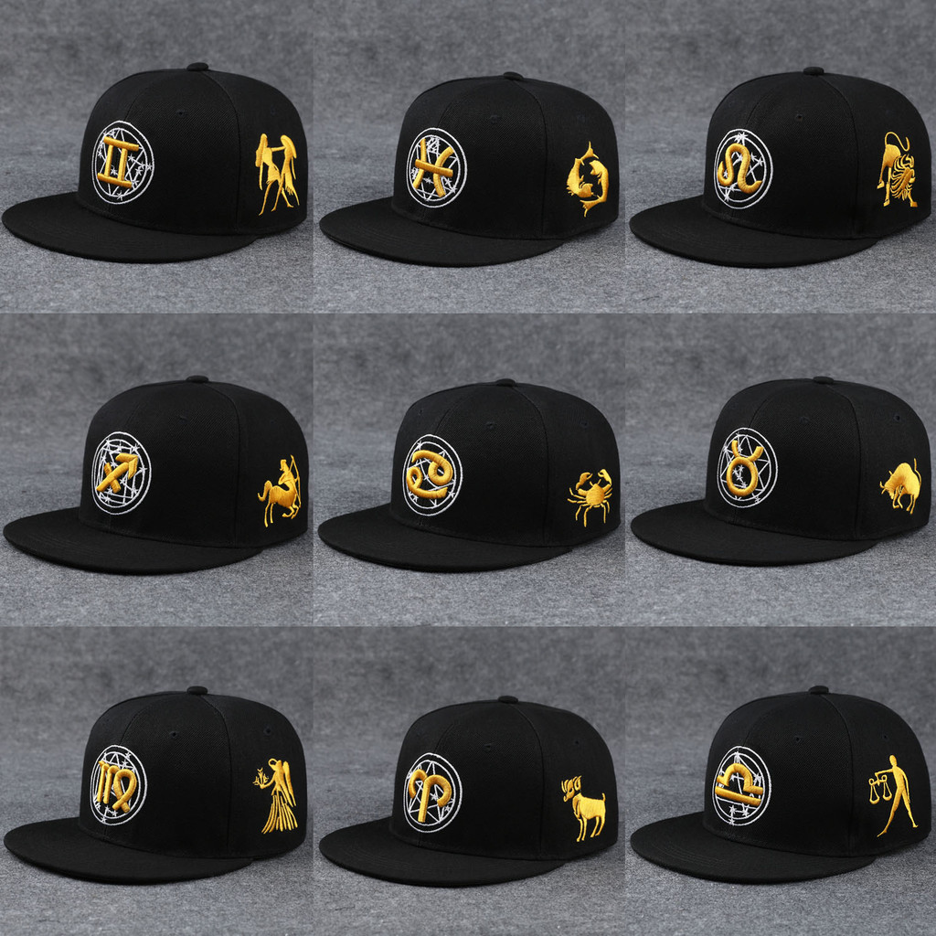 12 Fate Twelve Constellations Leo Gemini Aries Zodiac Hat Baseball Cap Toys Gift