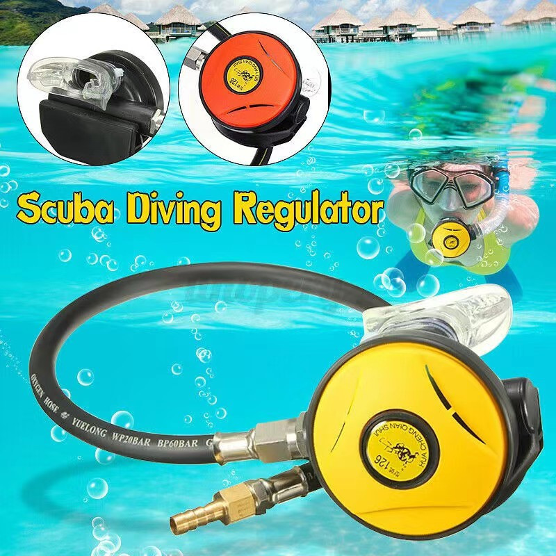 Set Scuba Diving Lengkap Professional Scuba Diving Snorkeling Set-Regulator Scuba-Kacamata Selam-