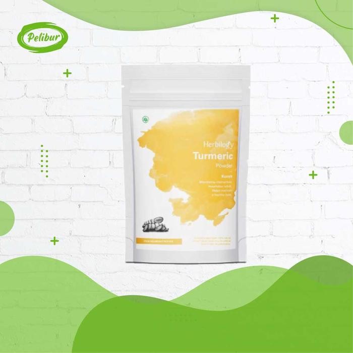 

Terlaris Herbilogy Turmeric (Kunyit) Pure Extract Powder 100G-Liver-Maag- Sehat Air Kuning