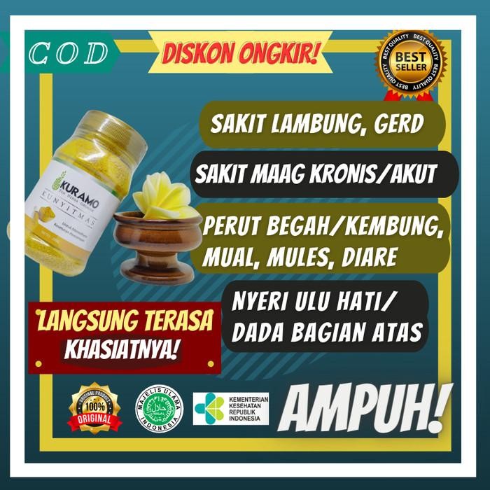 

Terlaris Obat Herbal Asam Lambung Magh Maag Gerd Kronis Kuramo Kunyit Mas #6