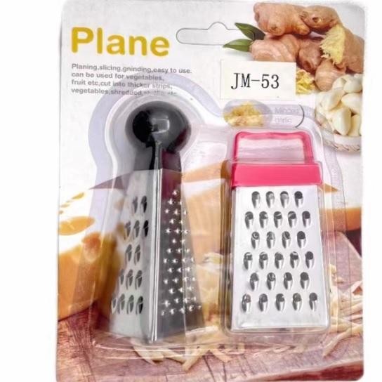 

Terlaris Serutan Mini Parutan Penghalus Bawang Jahe Kunyit Grater Set 2Pcs