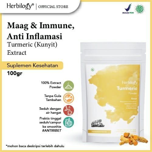 

Terlaris Herbilogy Turmeric / Curcumin Powder - Serbuk Sari Kunyit Bubuk Murni