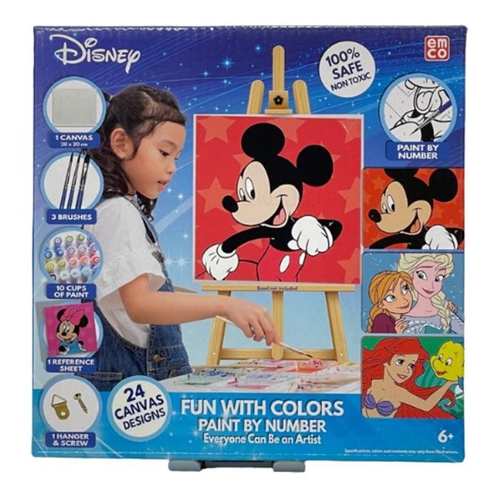 

EMCO Fun with Colors Paint by Number Alat Lukis + Canvas Assorted