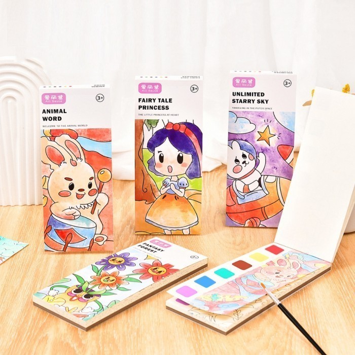 

set alat lukis anak isi 3 buku
