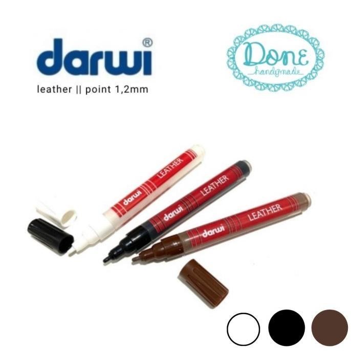 

Darwi leather marquer darwi alat tulis kulit lukis permanen kulit