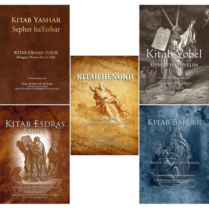 5 Kitab Ibrani Kuno Pendukung Alkitab - Terjemahan Indonesia Terlaris