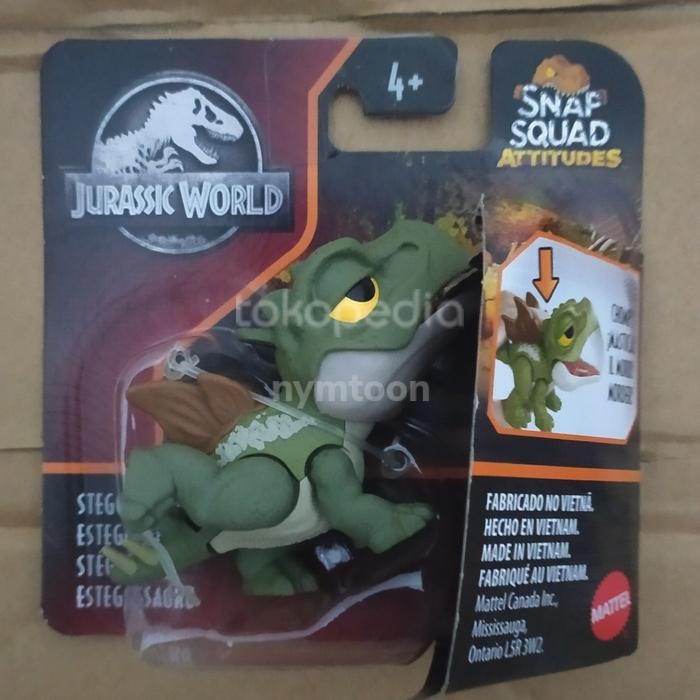 ASLI Jurassic World Snap squad stegosaurus wave 10