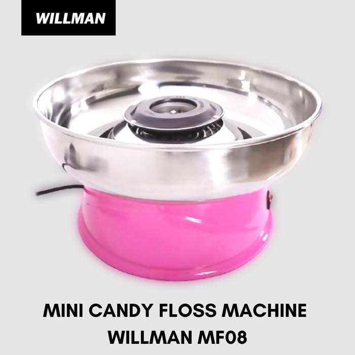 Terlaris Mini Candy Floss Machine Willman Mf08 / Mesin Gulali Kapas