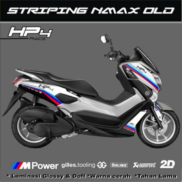 Ready JT Decal Striping Yanaha Nmax 155 Old Stiker Variasi Motif Hp4 Bmw