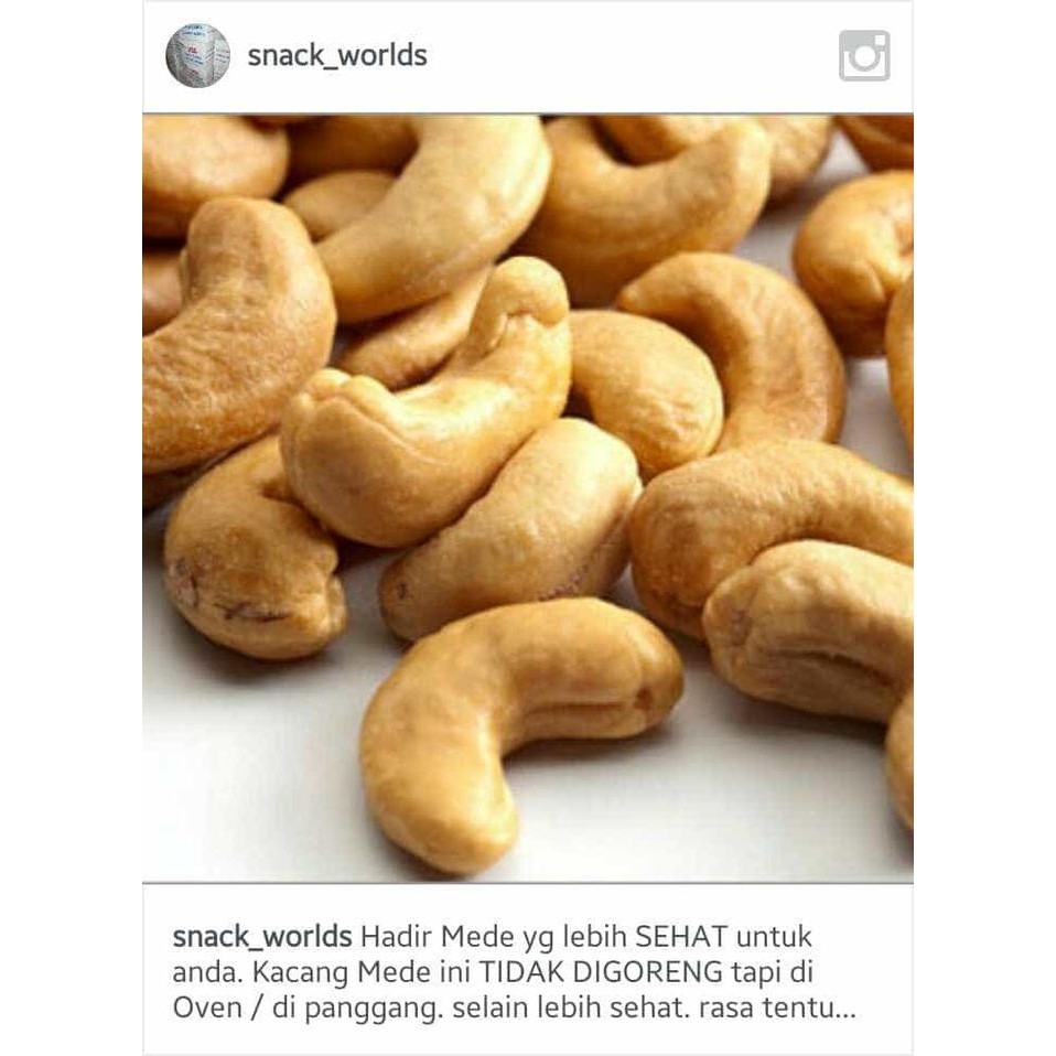 

Caraka.store1 1Kg Mede Panggang ( Oven ) Roasted cashew grosir murah