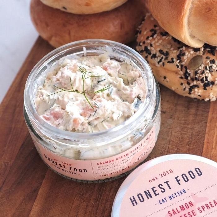 

Caraka.store1 Honestfood - Salmon Cream Cheese Spread Selai