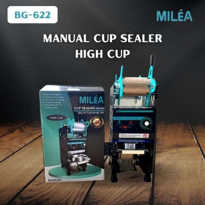

Terlaris Milea Cup Sealer Manual / Mesin Press Plastik Minuman - 22 Oz