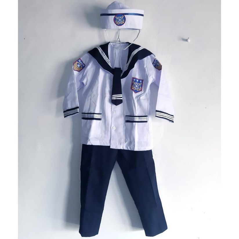 Ready Baju Profesi Anak Pelaut / Pelayaran / Baju Profesi Popaye Anak fashion