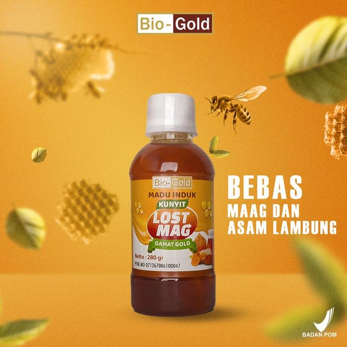 

Terlaris Madu Lostmaag Bio Gold Plus Kunyit, Gamat Emas Lost Maag Atasi Asam Lambung Gerd Akut Lost