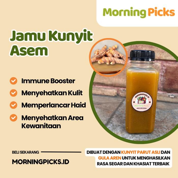 

Terlaris Jamu Kunyit Asem Morning Picks