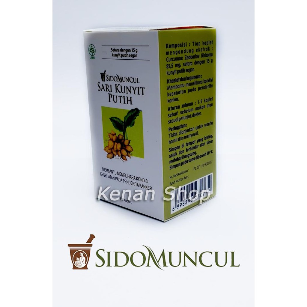 

Terlaris Obat Herbal Kunyit Putih Sido Muncul (Sari Kunyit Putih )