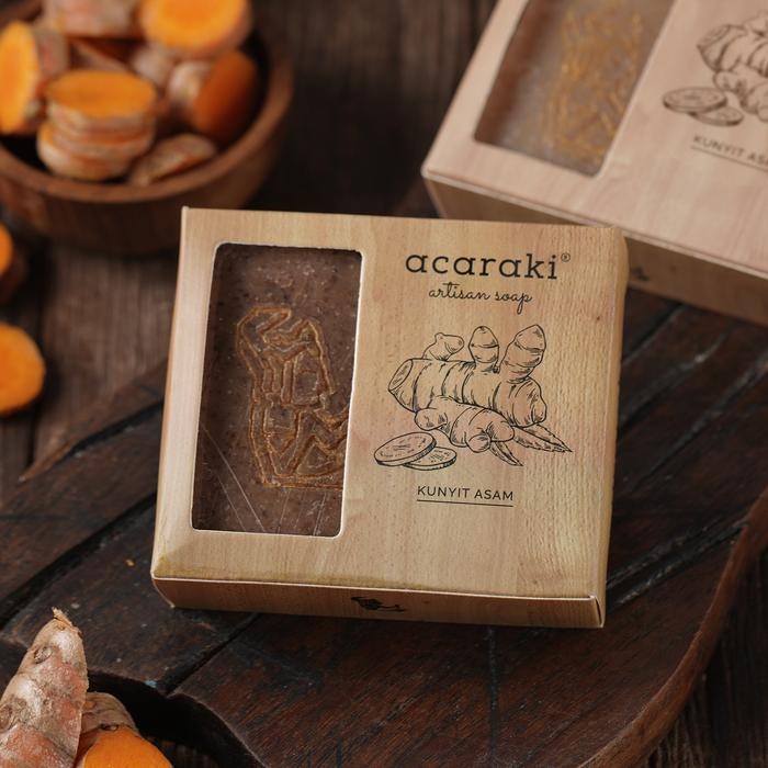 

Terlaris Beauty Bar Acaraki Artisan Soap Kunyit Asam