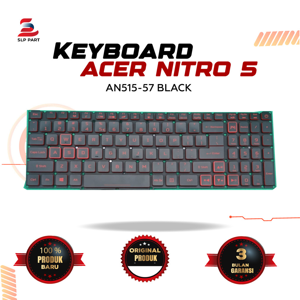 Keyboard Acer Nitro 5 an515-57 Black