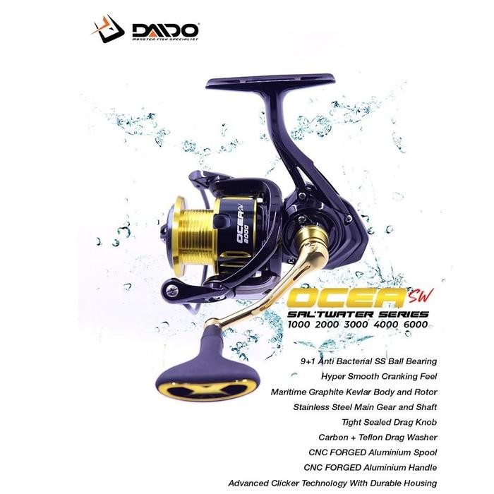 Reel Daido Ocea Spin Sw Ukuran 1000 2000 3000 4000 6000