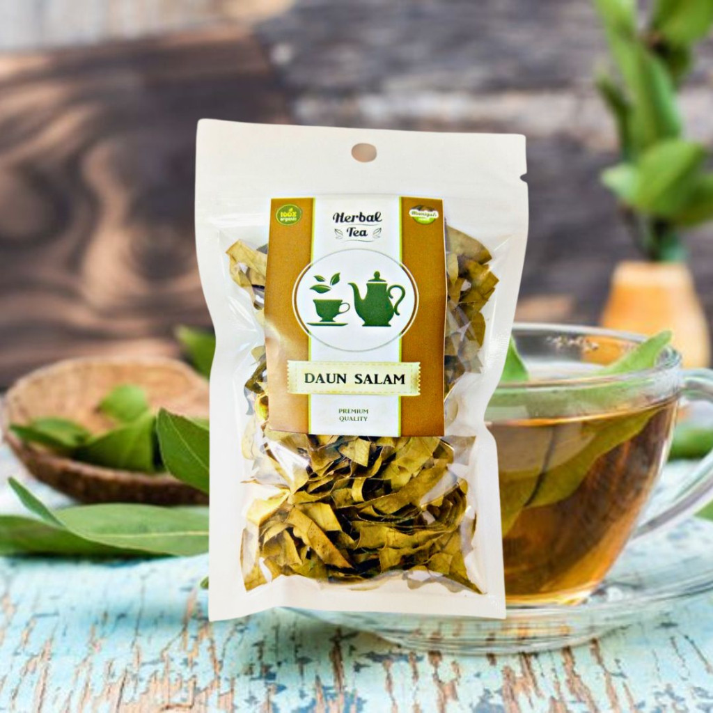 

TERMURAH!! Teh Daun Salam Kering / Teh Herbal Alami
