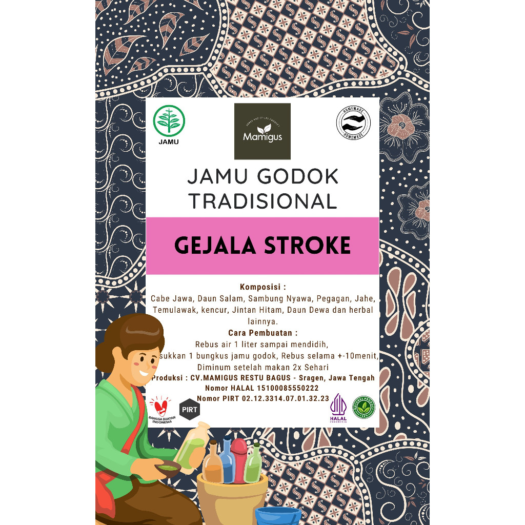 

TERMURAH!! Jamu Godog / Godok / Rebus Gejala Stroke