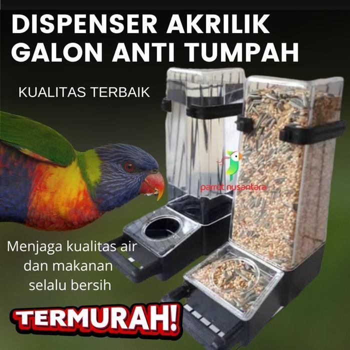 

Dispenser Makanan Minuman Burung, Hamster, Sugar Glider dan hewan lain