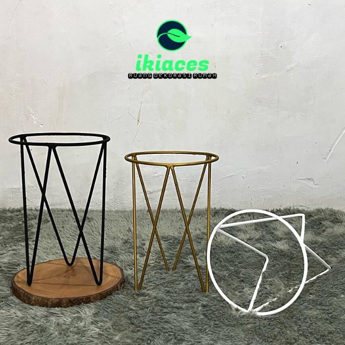 STANDING BESI POT 3 KAKI WADAH POT HIAS DEKORASI POT BESI MURAH