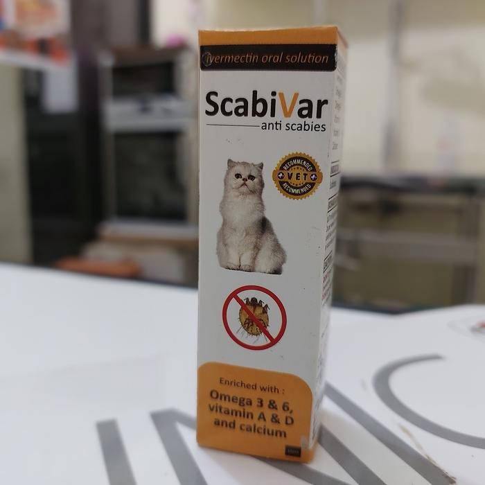 Scabivar 10Ml Oral - Obat Scabies Kutu Kucing