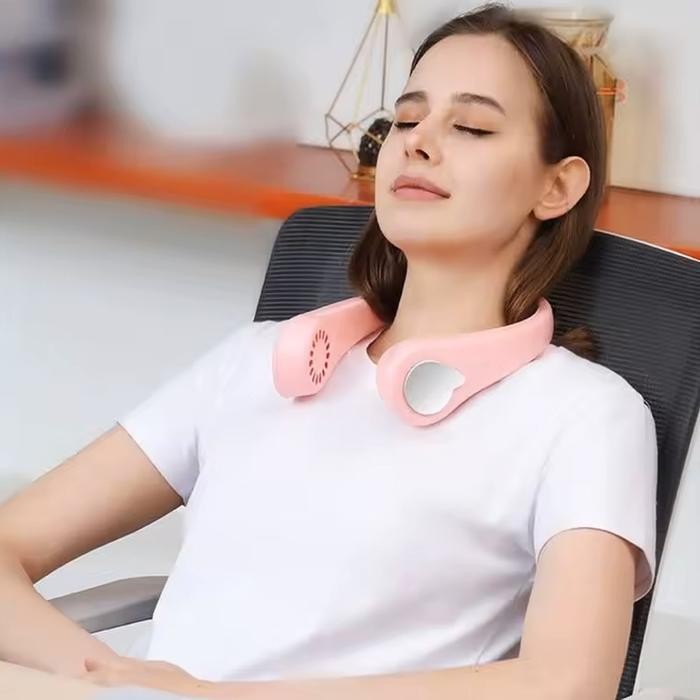 Neck Fan / Kipas Leher / Usb Reargeable / Portable Neck Fan