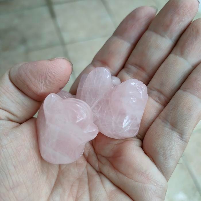 

TERLARIS FENG SHUI SEPASANG BEBEK MANDARIN KRISTAL ROSE QUARTZ YUAN YANG CINTA READY