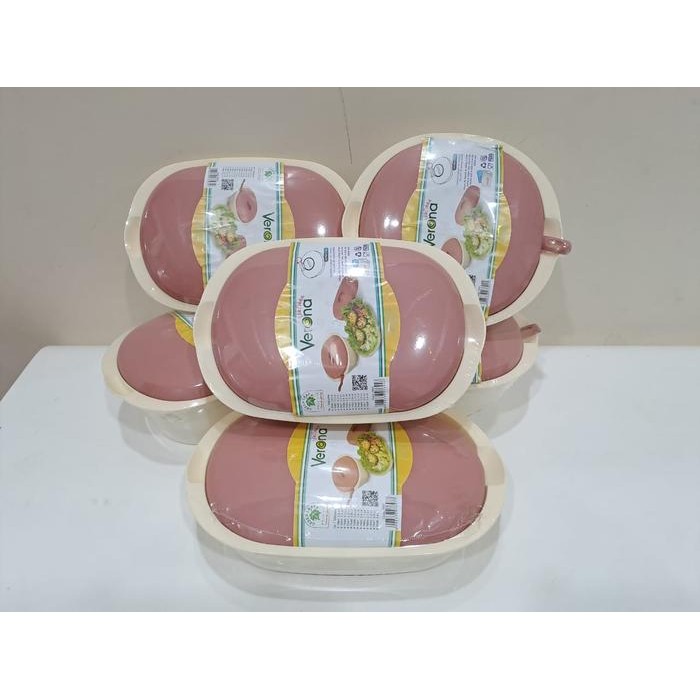 Green Leaf Verona Set Gading 6Pcs Wadah Saji Tempat Makanan Serbaguna