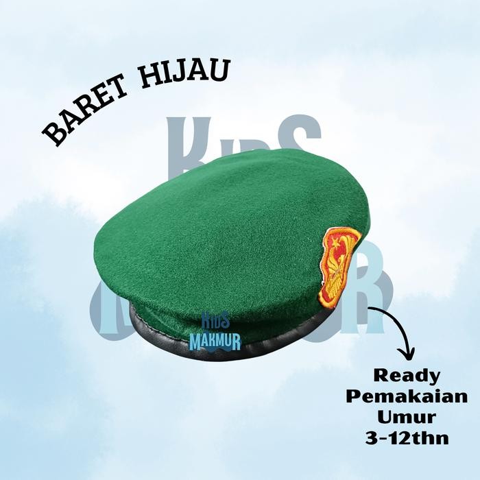 Baret hijau tni ad anak logo baret kopassus anak merah baret biru tni