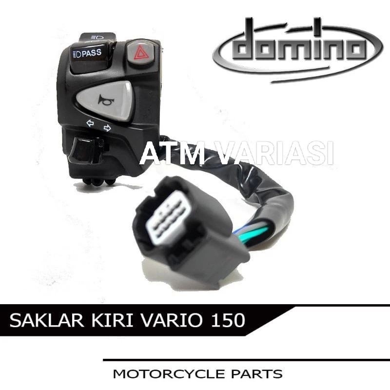 SAKLAR HOLDER KIRI PLUS TOMBOL KLAKSON HAZARD LAMPU JAUH DEKAT UNTUK MOTOR VARIO 160, VARIO 125/150