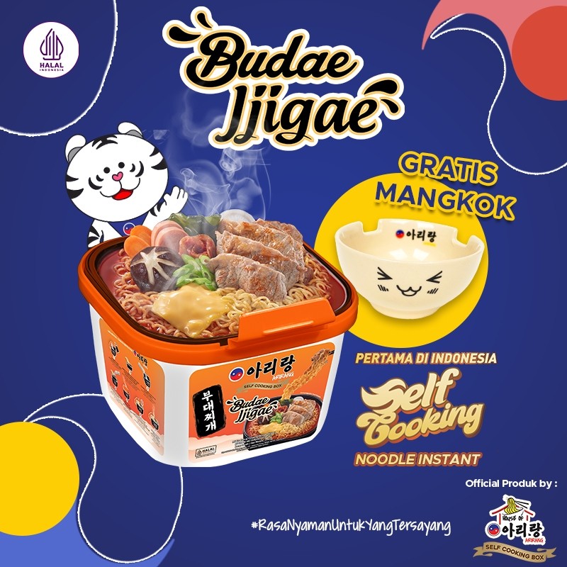 

CPT - Arirang Self Cooking Box Budae Jjigae 160g + Mangkok