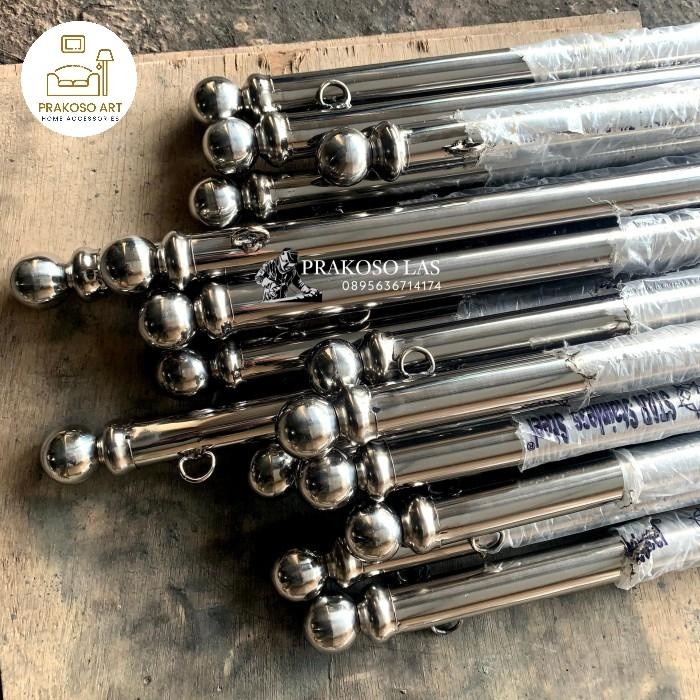 Tiang Bendera Stainless Outdoor 3 M Terbatas