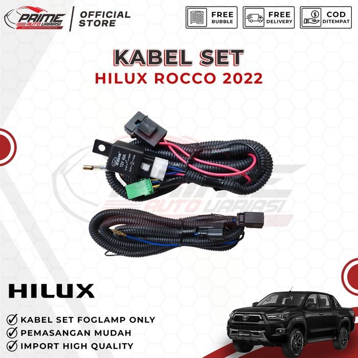 Foglamp Fog Lamp Lampu Kabut Mobil Hilux Rocco 2021 2022 2023 Hilux Rocco