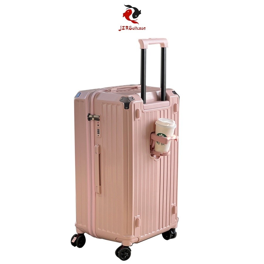 Jzr Suitcase Bagasi Roda Senyap Tas Travel Bagasi Jinjing Polo Besar Bagasi Pendamping Perjalanan 20