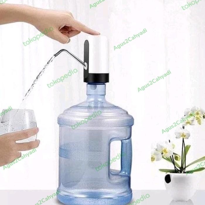 JTTOP" POMPA GALON ELEKTRIK RECHARGE DISPENSER AIR GALON RECHARGEABLE TUMMY