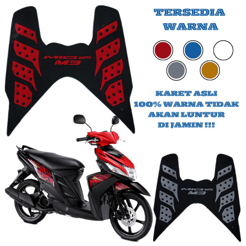 karpet motor mio m3 / pijakan kaki motor yamaha MIO Z / MIO M3