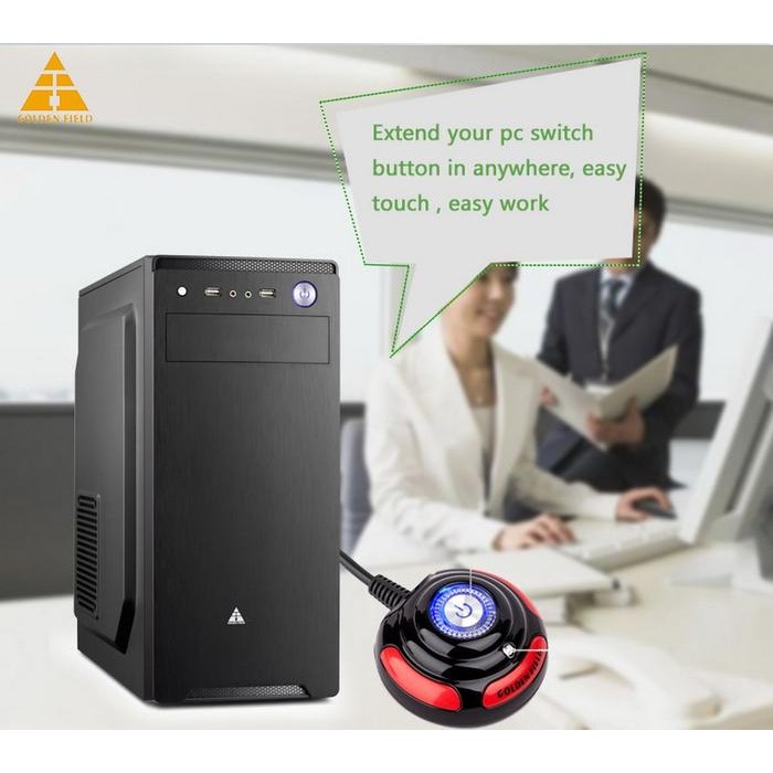 Saklar Tombol Kabel Power Button Tombol Switch Pc Tombol Push On New