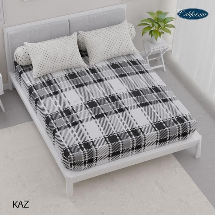 CALIFORNIA - SPREI KING CALIFORNIA 180X200 MOTIF KAZZ
