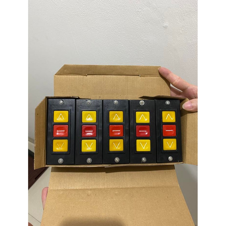 Tombol Rolling Door/ Push Button Up Down Untuk Rolling Door Sale